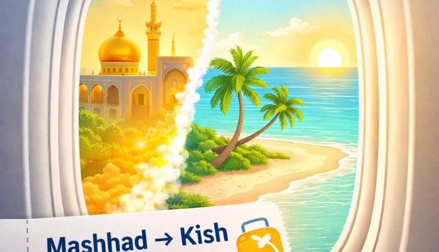 خرید بلیط هواپیما مشهد به کیش